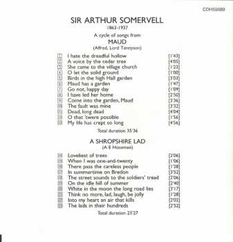 CD Sir Arthur Somervell: Maud / A Shropshire Lad 286533