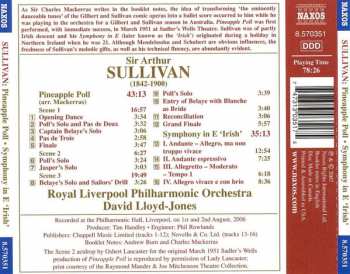 CD Sir Arthur Sullivan: Pineapple Poll / Irish Symphony 309129