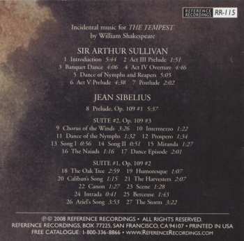 CD Sir Arthur Sullivan: Shakespeare's Tempest 346286