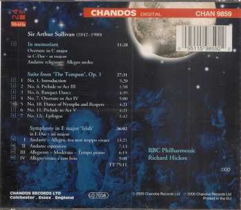 CD Richard Hickox: Symphony In E Major 'Irish', Overture: In Memoriam, Suite From 'The Tempest'