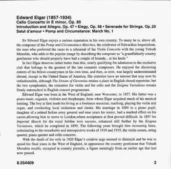 CD Sir Edward Elgar: Cello Concerto In E Minor - Introduction And Allegro 235496