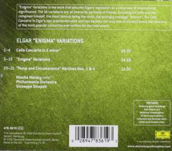 CD Sir Edward Elgar: Enigma Variations Cello Concerto 45600
