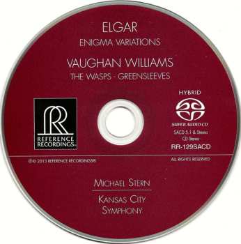 SACD Sir Edward Elgar: Enigma Variations • The Wasps • Greensleeves 479154