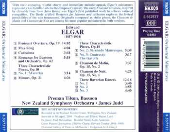 CD Sir Edward Elgar: Orchestral Miniatures 309198