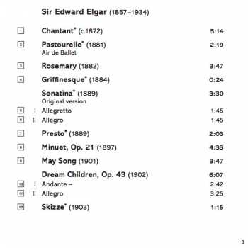 CD Sir Edward Elgar: Works for Piano 303252