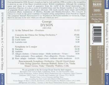 CD Sir George Dyson: Symphony In G Major / Concerto Da Chiesa 314626
