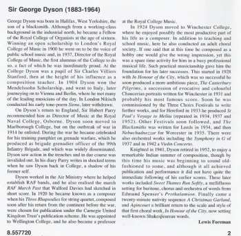 CD Sir George Dyson: Symphony In G Major / Concerto Da Chiesa 314626
