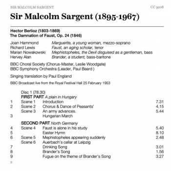2CD Sir Malcolm Sargent: The Damnation Of Faust : Te Deum 318664