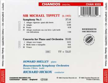 CD Sir Michael Tippett: Symphony No. 1 / Piano Concerto 323086
