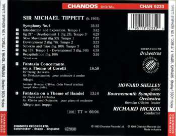 CD Sir Michael Tippett: Symphony No. 4, Fantasia Concertante on a Theme of Corelli, Fantasia on a Theme of Handel 327066