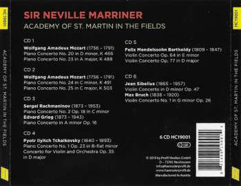6CD Sir Neville Marriner: Piano & Violin Concertos 117626