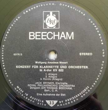 LP Sir Thomas Beecham: Sir Thomas Beecham Dirigiert Mozart - Klarinettenkonzert In A-Dur Kv 622・Symphonie Nr. 41 („Jupiter“) Kv 551 532345