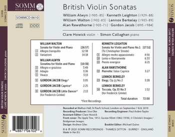 CD Sir William Walton: British Violin Sonatas 318153
