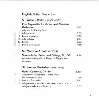 CD Sir William Walton: English Guitar Concertos 313990