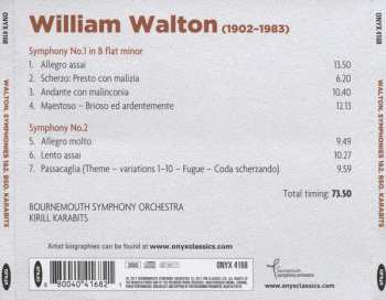 CD Sir William Walton: Symphonies 1 & 2 456442