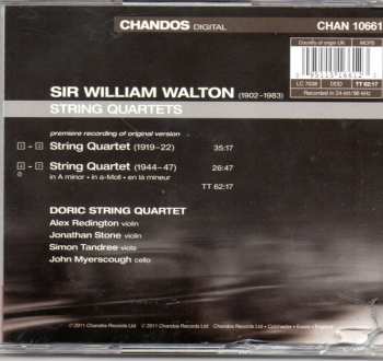 CD Sir William Walton: String Quartets 327882