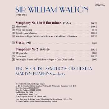 CD Sir William Walton: Symphonies 367406