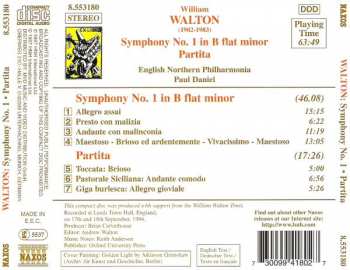 CD Sir William Walton: Symphony No. 1 / Partita 360014