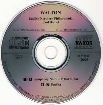 CD Sir William Walton: Symphony No. 1 / Partita 360014