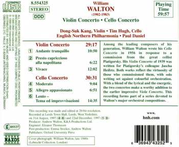 CD Sir William Walton: Violin Concerto • Cello Concerto 333792