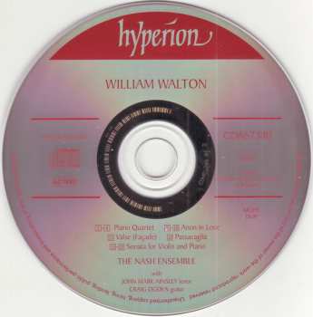 CD Sir William Walton: Violin Sonata / Piano Quartet / Anon In Love 286650
