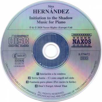CD Sira Hernandez: Initiation To The Shadow 358246