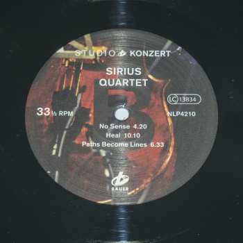 LP Sirius String Quartet: Studio Konzert LTD | NUM 77578
