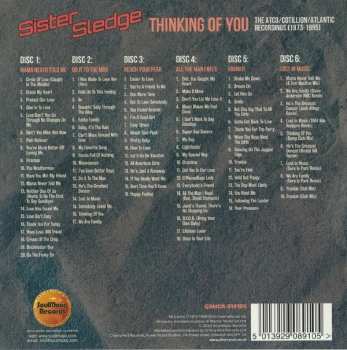 6CD/Box Set Sister Sledge: Thinking Of You (The Atco/Cotillon/Atlantic Recordings 1973-1985)