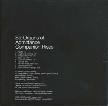 CD Six Organs Of Admittance: Companion Rises 90835