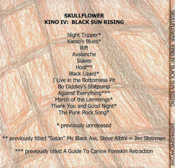 CD Skullflower: Kino IV: Black Sun Rising 286624