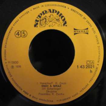 SP Skupina F. R. Čecha: Šípková Růženka • Sníh A Mráz