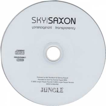 CD/DVD Sky Saxon: Transparency 91430