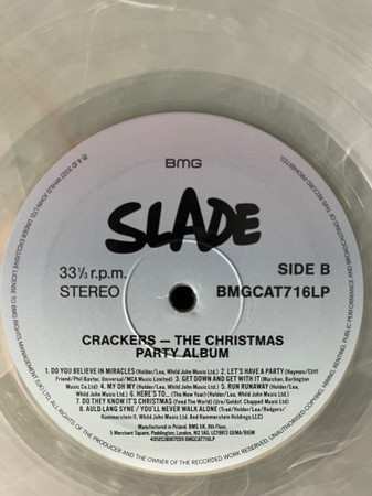 LP Slade: Crackers (The Christmas Party Album) CLR 390701