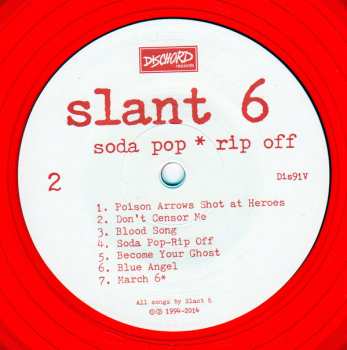 LP Slant 6: Soda Pop ＊ Rip Off 72116