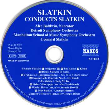 CD Leonard Slatkin: Slatkin Conducts Slatkin: The Raven • Endgames • Kinah • In Fields 497402