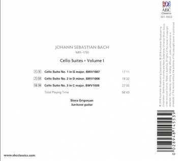 CD Slava Grigoryan: Cello Suites, Volume I 94432