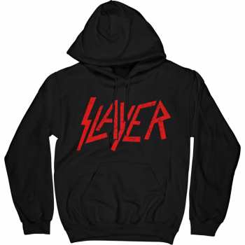 Merch Slayer: Slayer Unisex Pullover Hoodie: Distressed Logo (xx-large) XXL