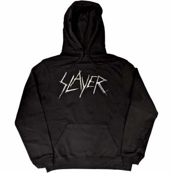 Merch Slayer: Slayer Unisex Pullover Hoodie: Scratchy Logo (large) L