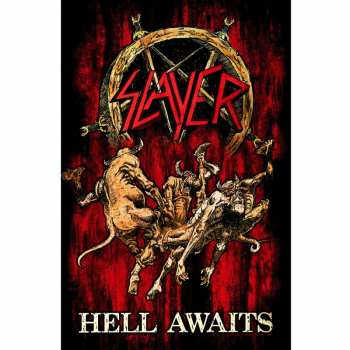 Merch Slayer: Textilní Plakát Hell Awaits