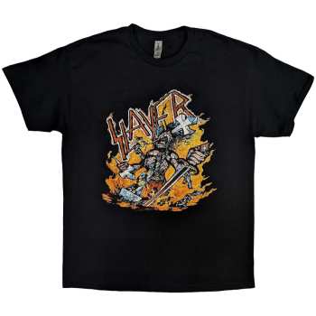 Merch Slayer: Slayer Unisex T-shirt: Cartoon Flames (large) L