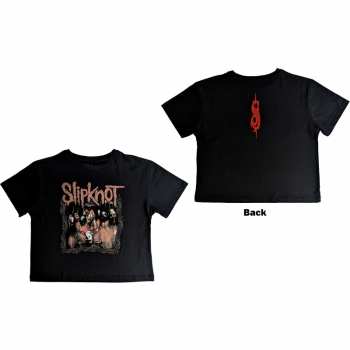 Merch Slipknot: Slipknot Ladies Crop Top: Band Frame (back Print) (x-large) XL
