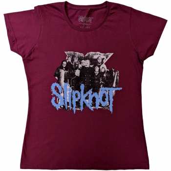 Merch Slipknot: Slipknot Ladies T-shirt: Goat Logo Demon (back Print) (xx-large) XXL