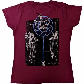 Merch Slipknot: Slipknot Ladies T-shirt: Goat Logo Demon (back Print) (x-small) XS