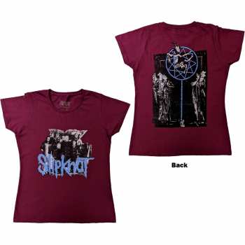 Merch Slipknot: Slipknot Ladies T-shirt: Goat Logo Demon (back Print) (x-large) XL