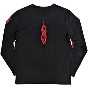 Merch Slipknot: Slipknot Unisex Long Sleeve T-shirt: Skeleton Flag (back & Sleeve Print) (xx-large) XXL