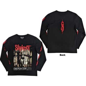 Merch Slipknot: Slipknot Unisex Long Sleeve T-shirt: Skeleton Flag (back & Sleeve Print) (small) S