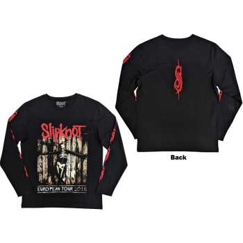 Merch Slipknot: Slipknot Unisex Long Sleeve T-shirt: The End So Far Group Photo Tribal-s Nonagram (back & Sleeve Print) (x-large) XL