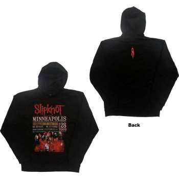 Merch Slipknot: Slipknot Unisex Pullover Hoodie: Minneapolis '09 (back Print & Eco-friendly) (x-small) XS