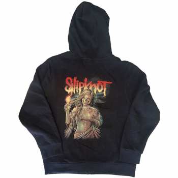 Merch Slipknot: Slipknot Unisex Zipped Hoodie: Burn Me Away (back Print) (small) S