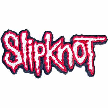 Merch Slipknot: Nášivka Cut-out Logo Slipknot Red Border